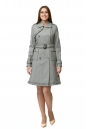 Женское пальто из текстиля с воротником 8002886