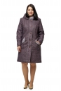 Женское пальто из текстиля с капюшоном 8009953