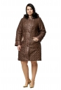 Женское пальто из текстиля с капюшоном 8009966