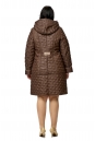 Женское пальто из текстиля с капюшоном 8009966-2