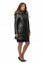 Женское кожаное пальто из натуральной кожи с капюшоном, отделка енот 8013020-2