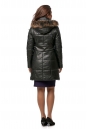 Женское кожаное пальто из натуральной кожи с капюшоном, отделка енот 8013020-3