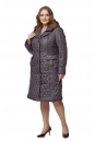Женское пальто из текстиля с капюшоном 8016082