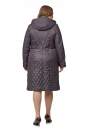 Женское пальто из текстиля с капюшоном 8016082-3