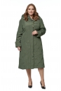 Женское пальто из текстиля с капюшоном 8016169
