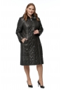 Женское пальто из текстиля с капюшоном, отделка искусственный мех 8016465