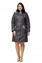 Женское пальто из текстиля с капюшоном 8017300