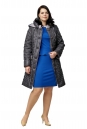 Женское пальто из текстиля с капюшоном 8017300-2