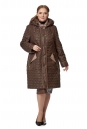 Женское пальто из текстиля с капюшоном 8019806-2