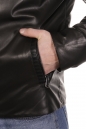 Мужская кожаная куртка из натуральной кожи на меху с воротником 8022837-2