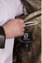 Мужская кожаная куртка из натуральной кожи на меху с воротником 8022837-5