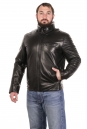 Мужская кожаная куртка из натуральной кожи на меху с воротником 8022837-7