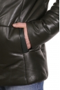 Мужская кожаная куртка из натуральной кожи на меху с воротником 8022850-14
