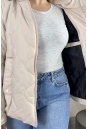 Куртка женская из текстиля с капюшоном 8024084-7